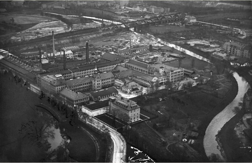Schönherrfabrik 1924 und 2016 Schönherrfabrik 1924 und 2016
